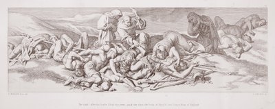 The night after the battle, Edith discovers, amid the slain, the body of Harold, the last Saxon king of England, from 